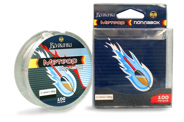 Леска моно "Метеор Поплавок" 100м/0.12мм 1,26кг цв. прозрачный