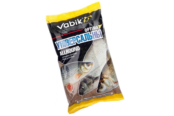 Прикормка Vabik Optima Allround "Универсальны" (серо-коричневая) 1кг