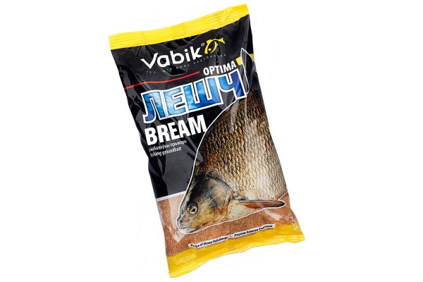 Прикормка Vabik Optima Bream "Лешч" (жёлто-коричневая) 1кг
