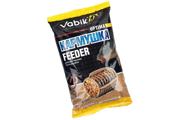 Прикормка Vabik Optima Feeder "Кармушка" (жёлтая) 1кг