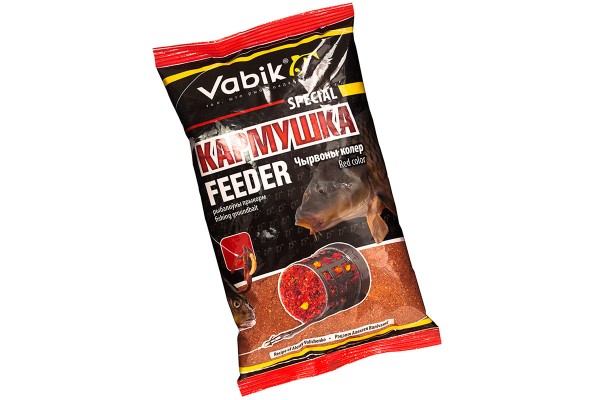 Прикормка Vabik Special Feeder Red "Кармушка Чырвоная" (красная) 1кг