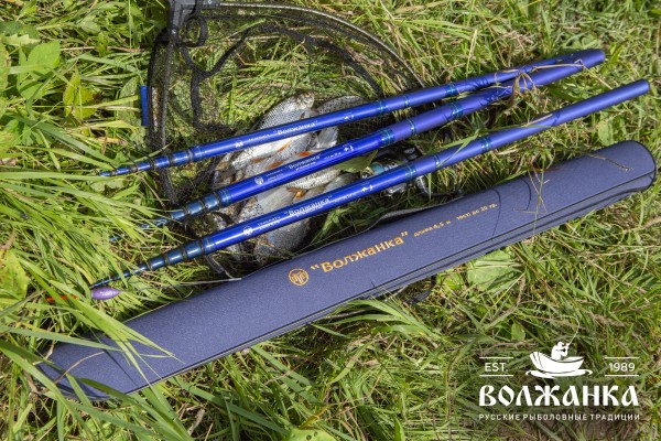 Удил. телематч "Волжанка" 4.5м (8 секций) тест до 20гр (IM7)