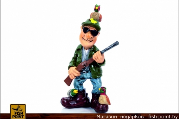 Статуэтка "ОХОТНИК С ДИЧЬЮ"