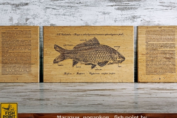 Картина-триптих "КАРП"